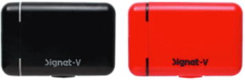 携帯ビジネスセットケース2カラー。赤・黒。