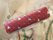 『世界文化遺産登録記念限定品』甲斐絹織りハンコケース赤富士カラーです。